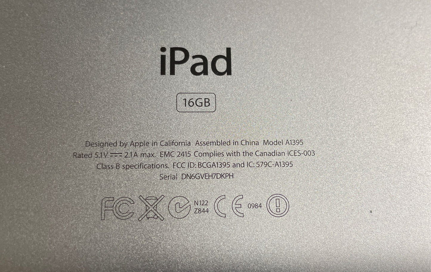 Lot of 3 Apple iPad 2 A1395 16GB Wi-Fi Tablets - Activation Locked