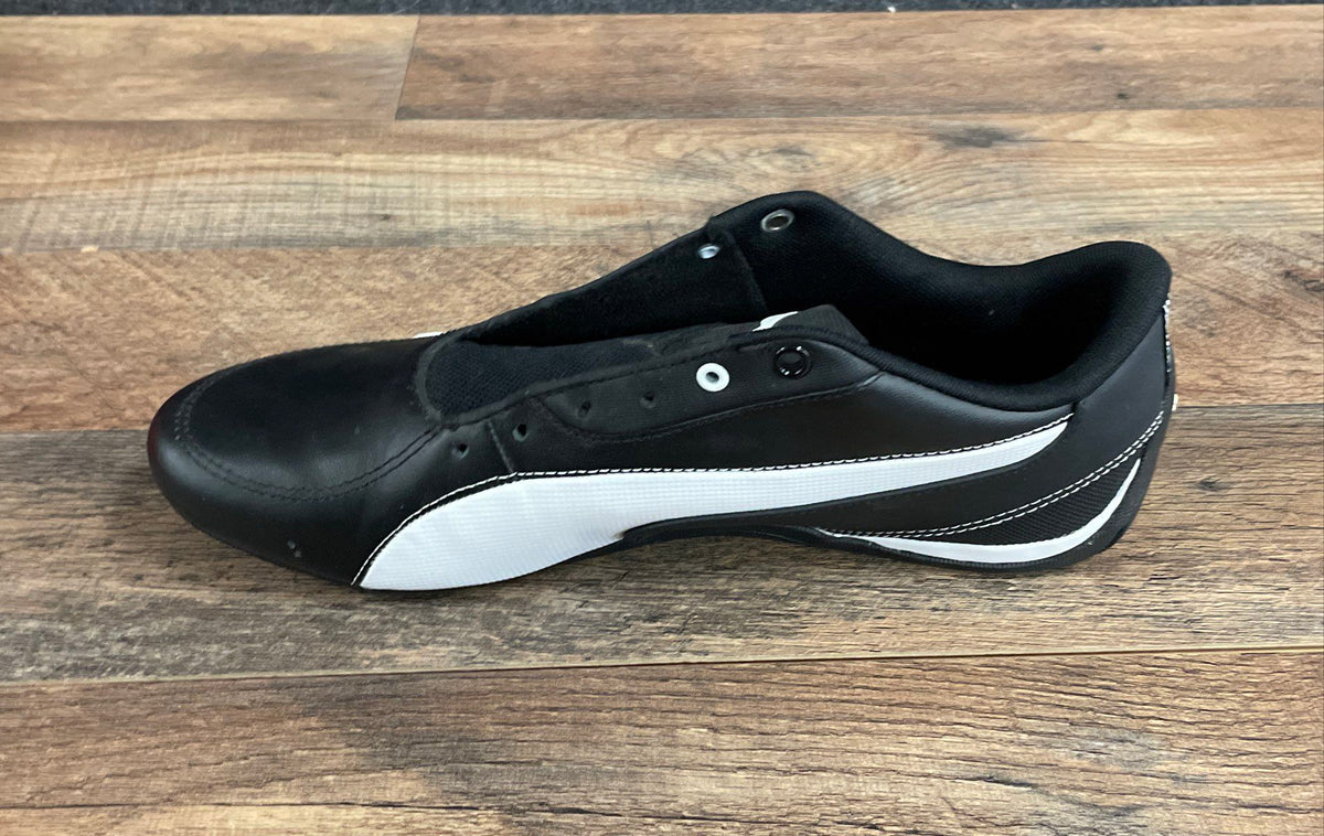 Puma Drift Cat 5 Core Black White Low Profile Driving Shoes Size 10