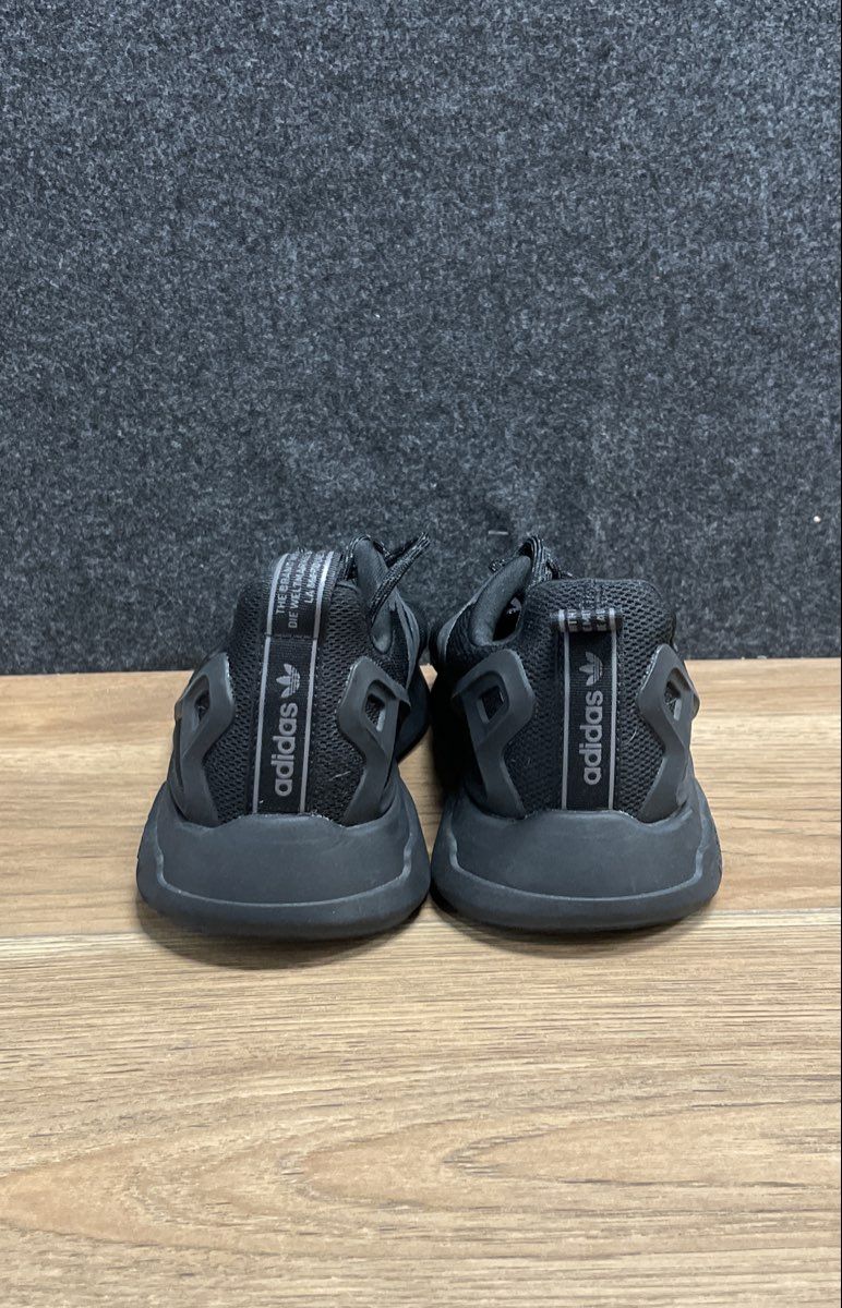 Adidas ZX Flux Triple Black Core Black Running Sneakers Size 5.5