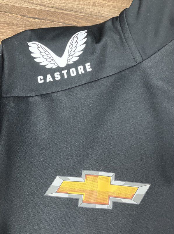Castore Men's Hendrick Motorsports Chevrolet Track Jacket Black Full Zip Sz M