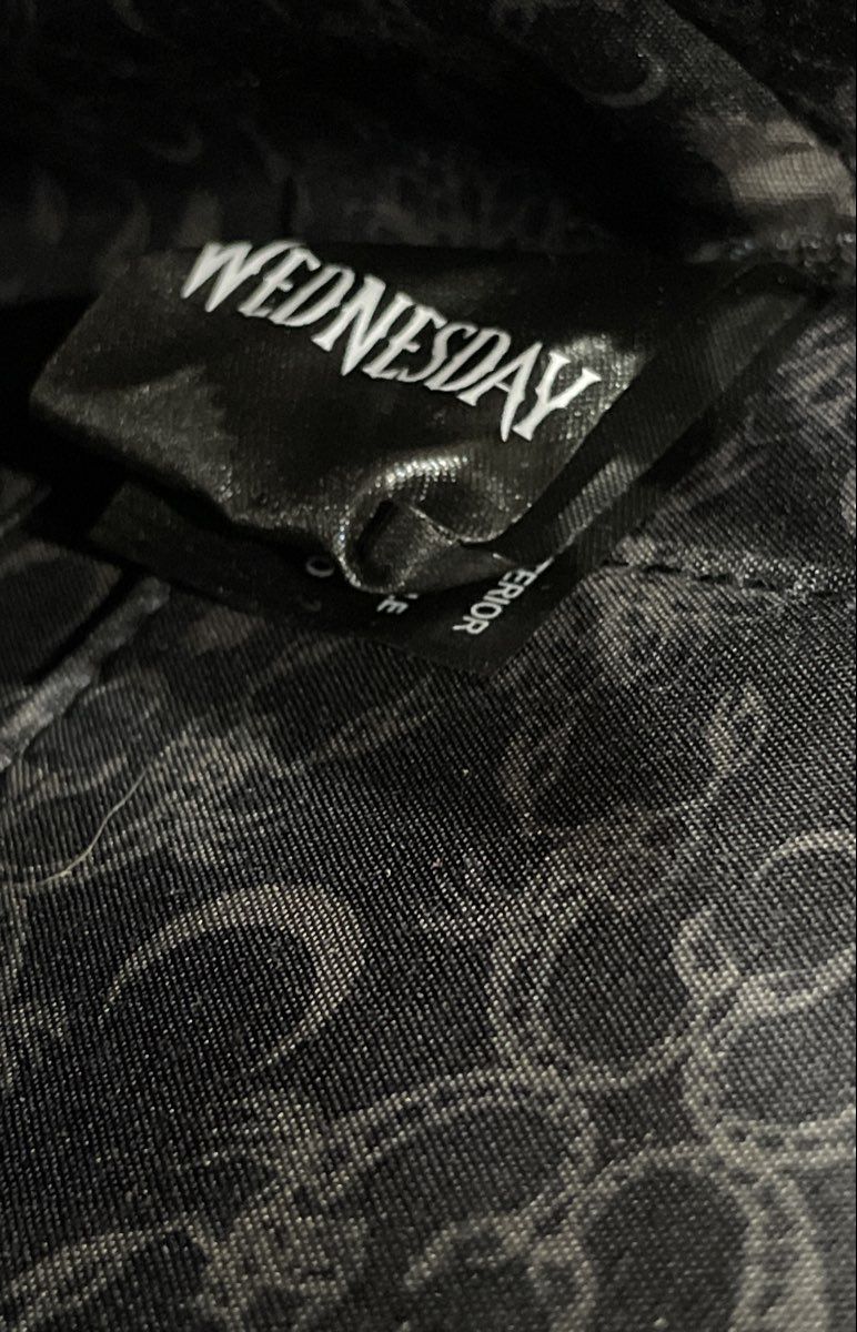 Wednesday Addams Netflix We Prefer Spooky Black Coffin Shaped Backpack
