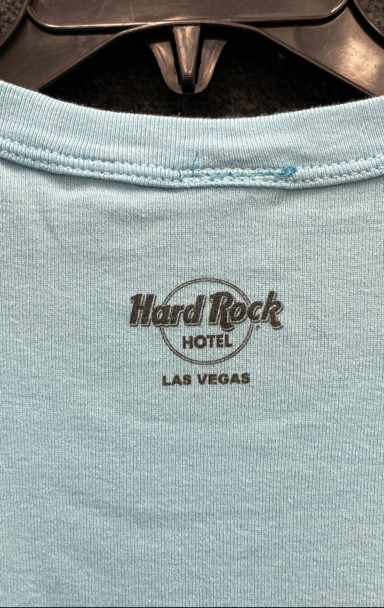 Hard Rock Hotel Las Vegas Graphic T-Shirt Take a Chance on Love Pin-Up Sz S
