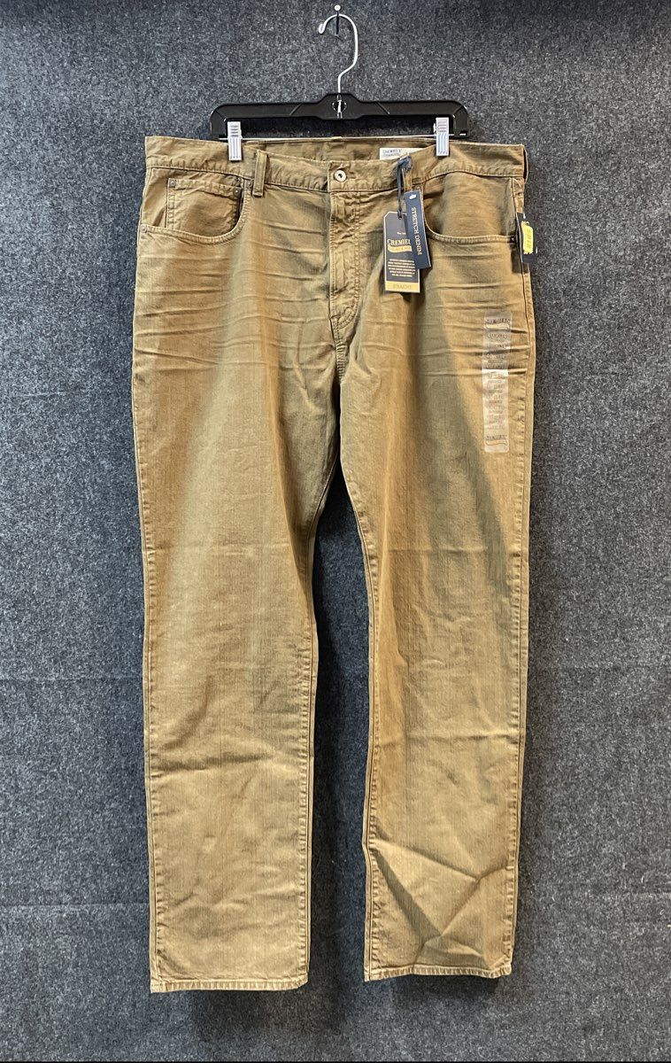 Cremieux Men's Brown Straight Leg Stretch Denim Jeans NWT Sz 40x34