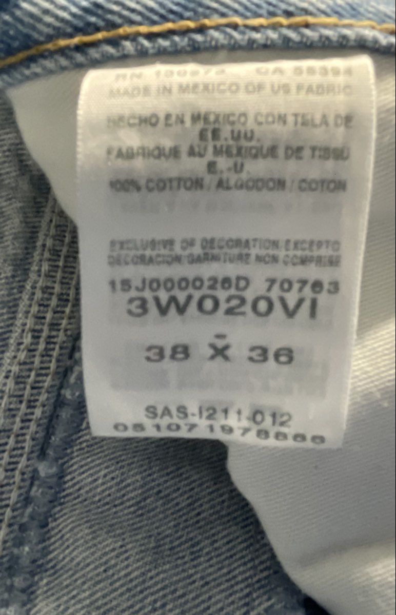 Wrangler Men's Riggs Workwear Carpenter Jeans Light Wash Blue 38x36