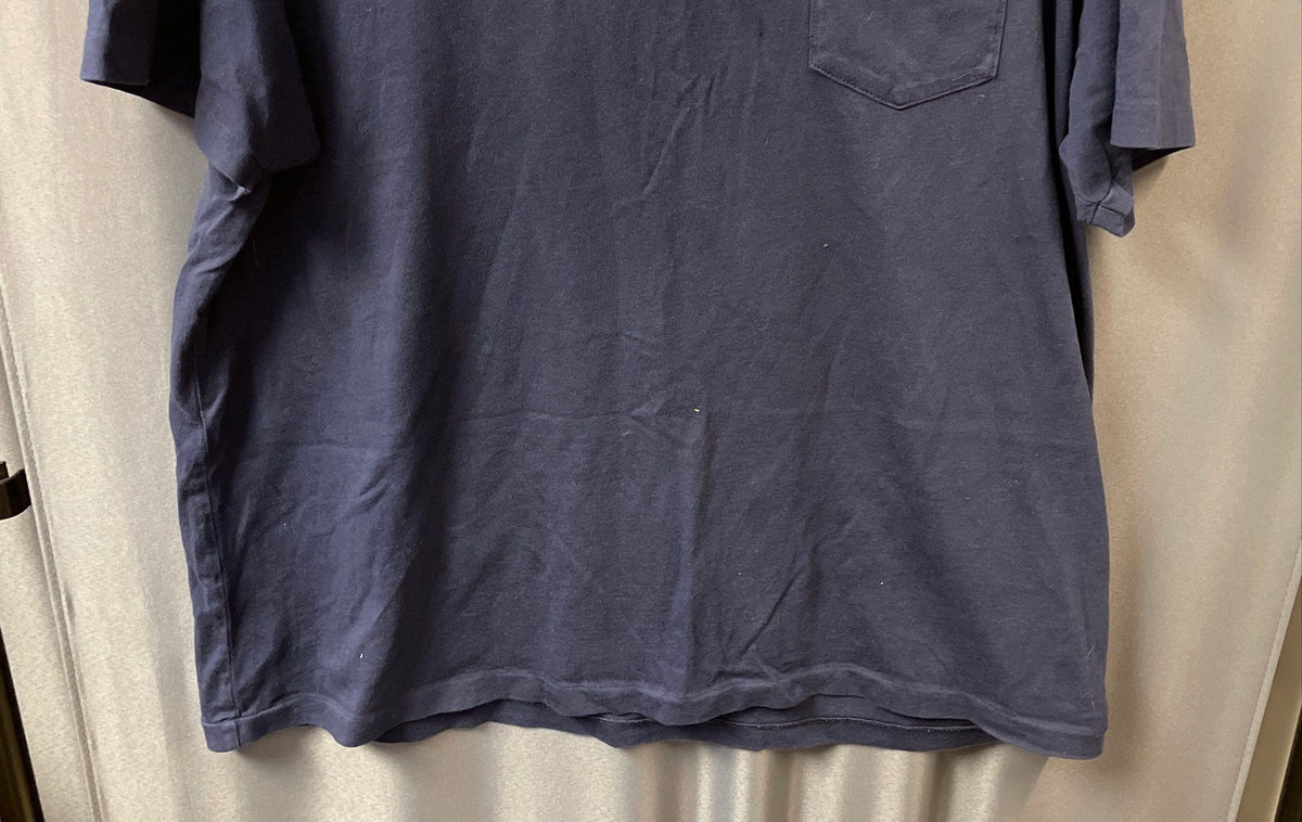 Polo Ralph Lauren Men's Navy Blue Pocket T-Shirt Red Pony Logo XL