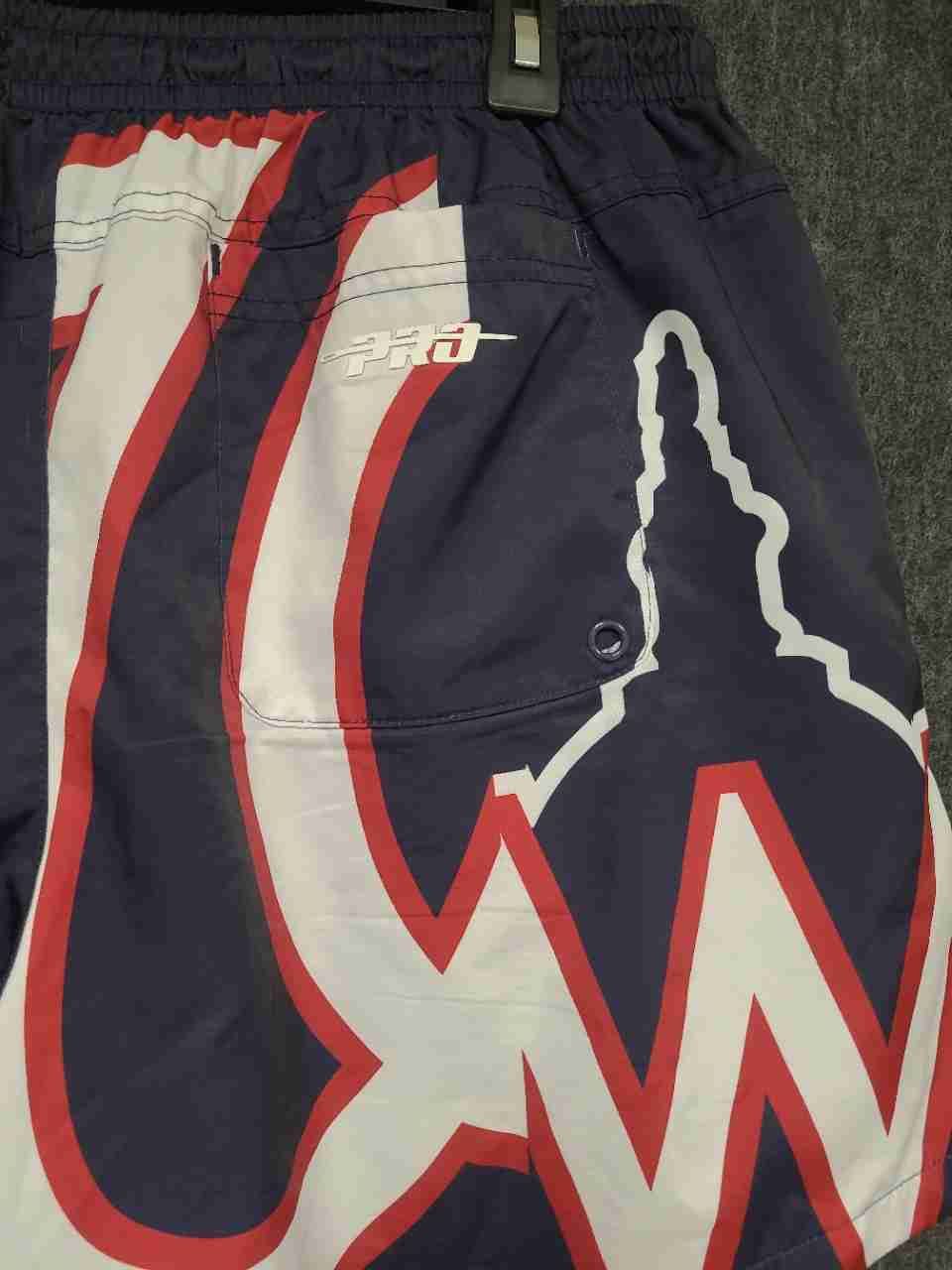 Pro Standard Men's MLB Washington Nationals Navy Luxury Athletic Shorts Sz L