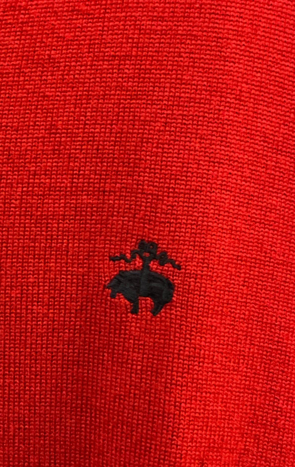 Brooks Brothers 346 Men's V-Neck Sweater Vest Red 100% Merino Wool Size M