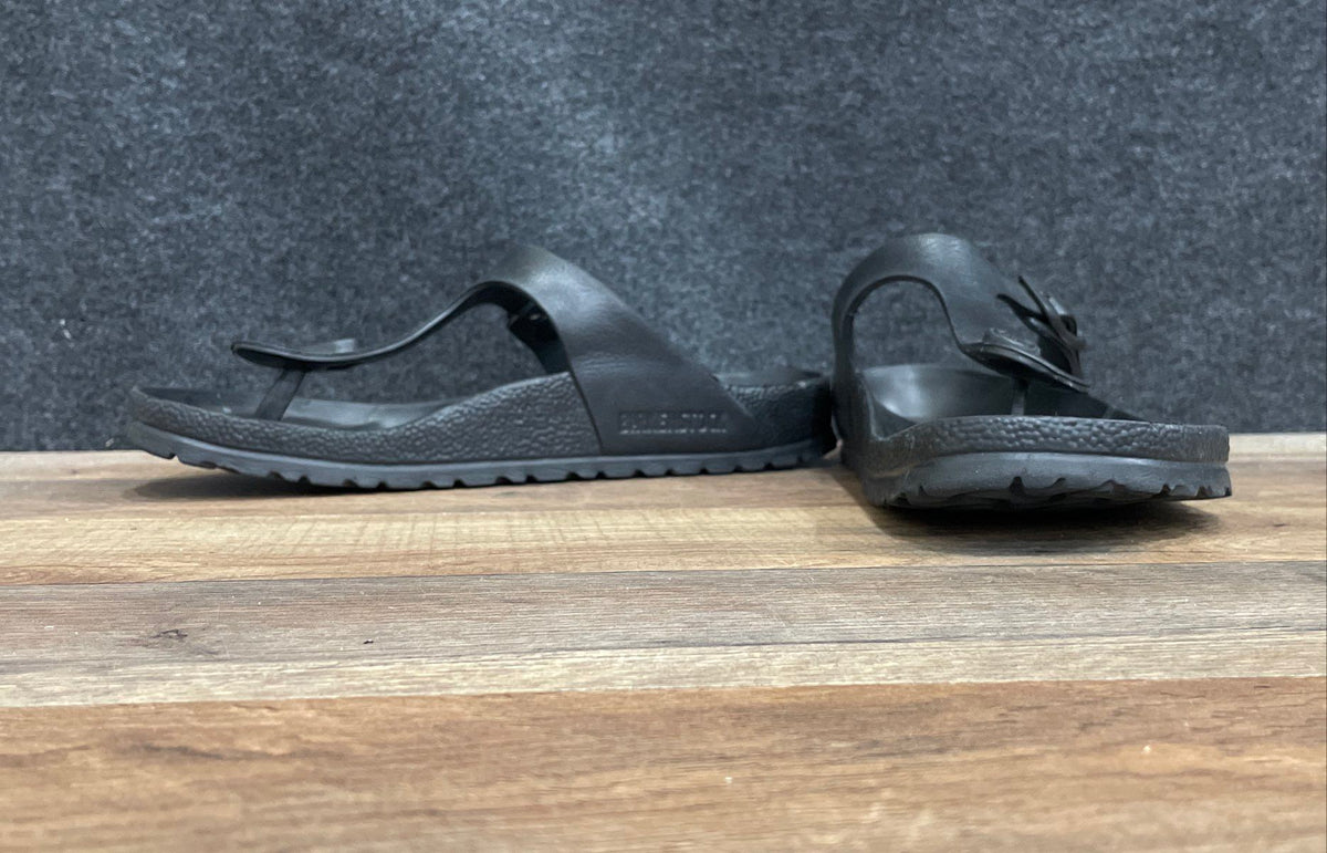 Birkenstock Gizeh EVA Black Waterproof Thong Sandals Size 38
