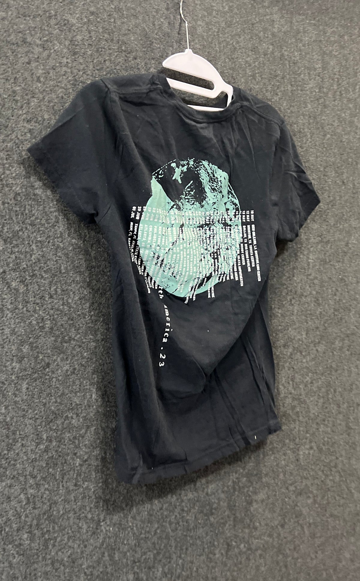The Cure Men's Black Shows of a Lost World North America 2023 Tour T-Shirt Sz M