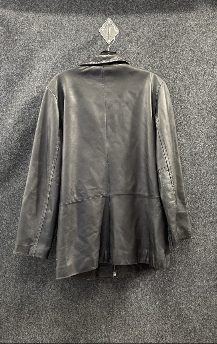 Cole Brook Women's Black Leather Full Zip Jacket Size M