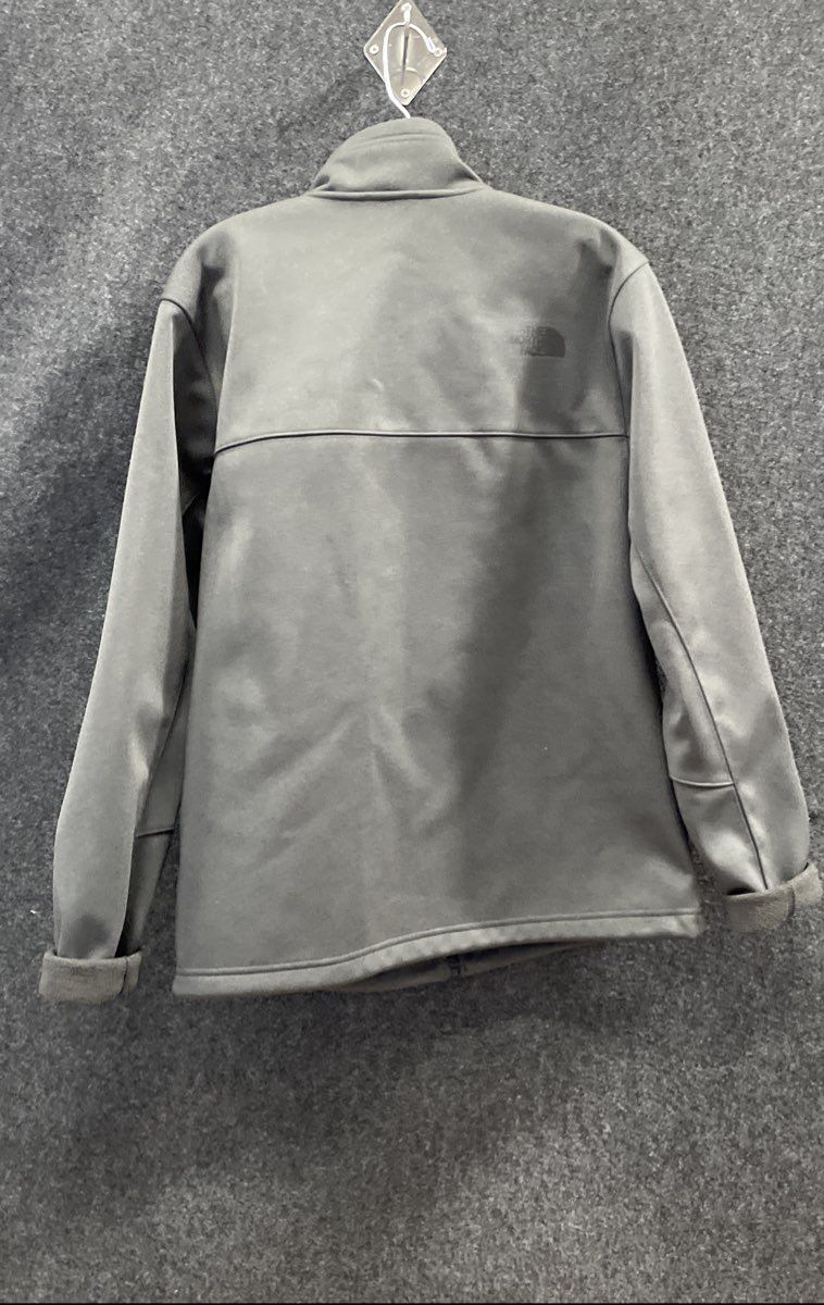 The North Face Men's Grey Apex Bionic Softshell Full Zip Jacket Size M