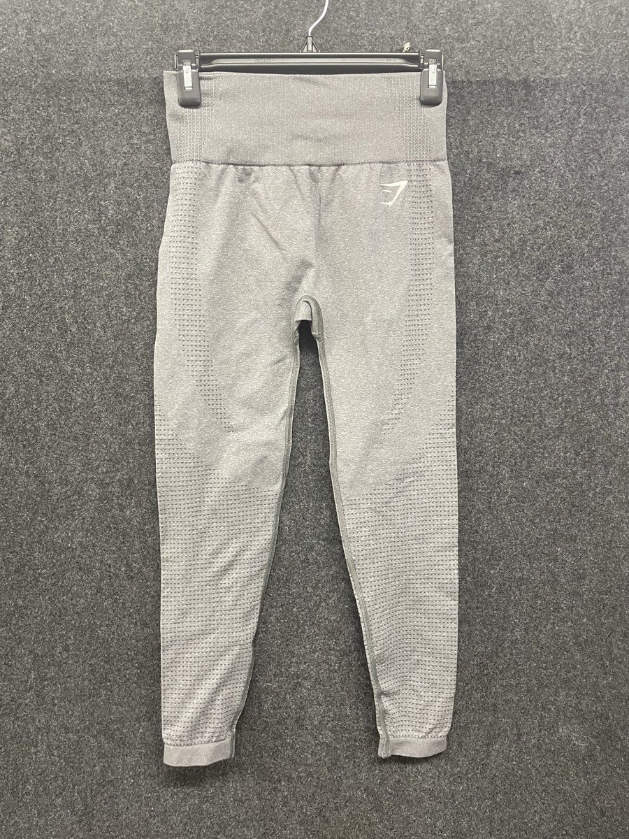 Gymshark Women's Vital Seamless 2.0 Leggings Grey Marl High Waist Sz M