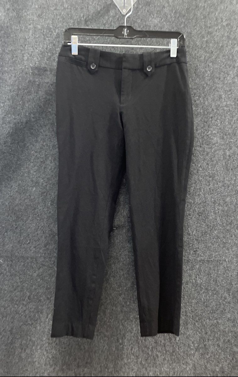 Banana Republic Women's Black Martin Fit Straight Leg Dress Pants Size 2
