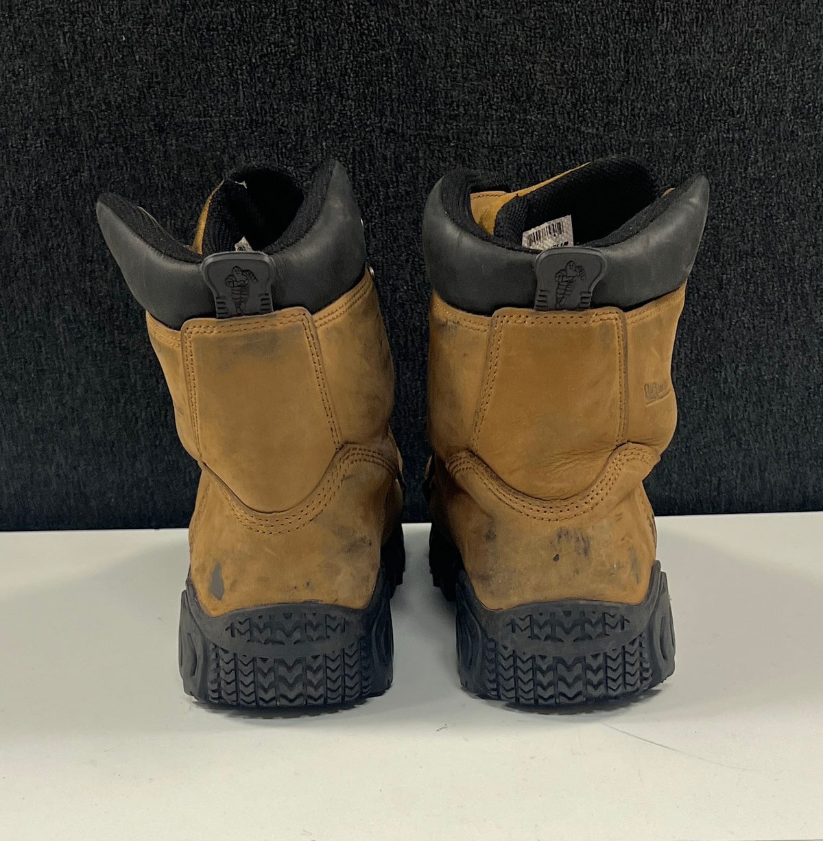 Michelin Sledge High Metatarsal Steel Toe Dark Brown Work Boots Size 11.5M