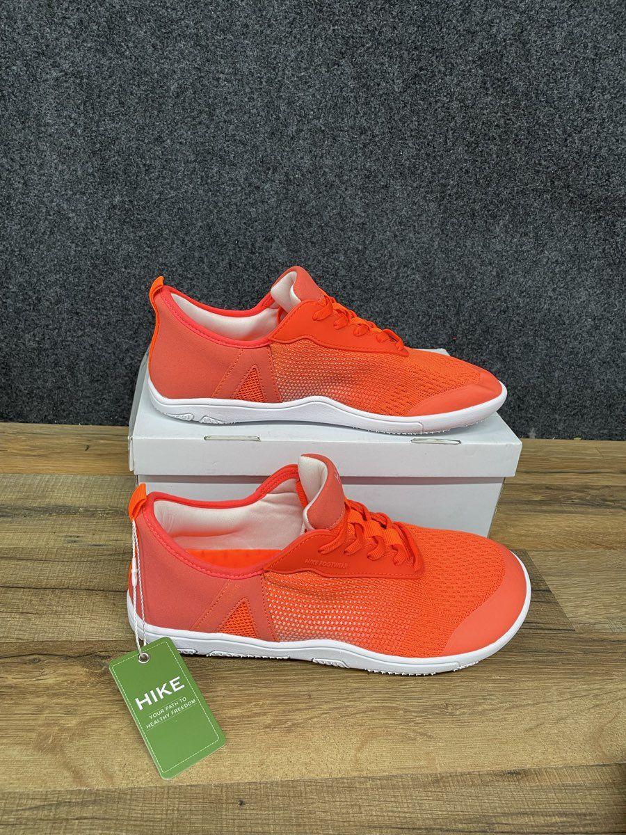 Hike Footwear HF Stride Orange Barefoot Minimalist Sneakers NWT Size 9-9.5
