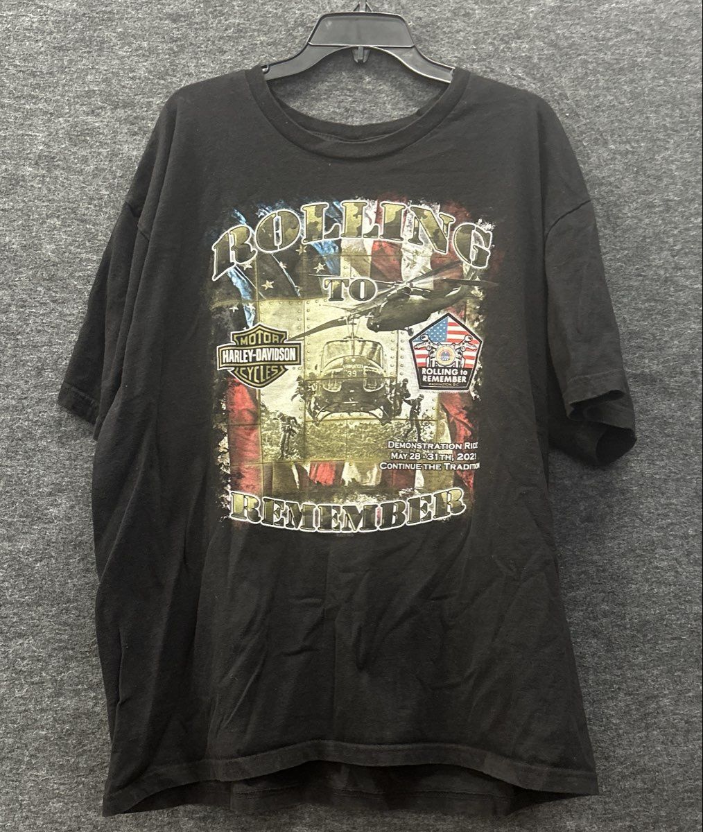 Harley Davidson Men's Washington D.C "Rolling To Remember" T-Shirt Size 2XL