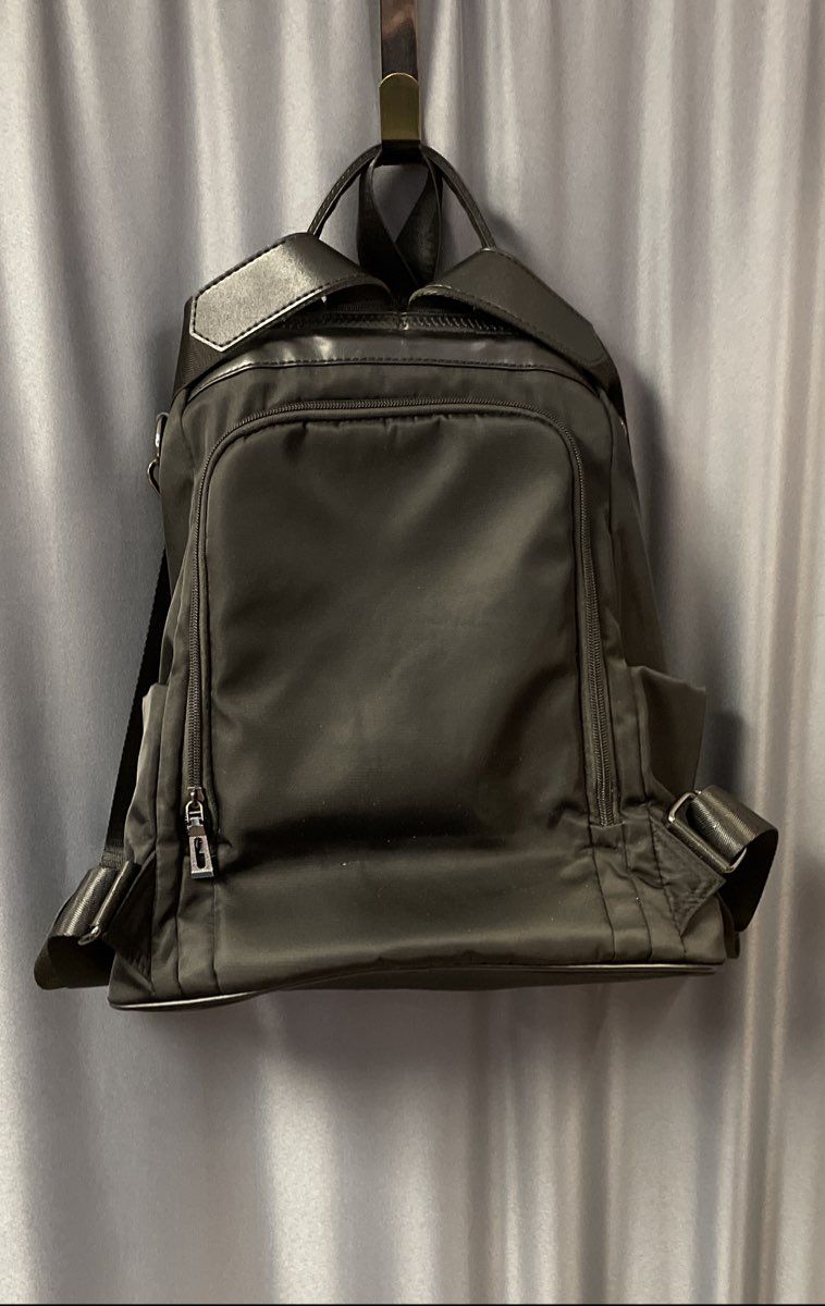 Pincnel Black Nylon Anti-Theft Convertible Backpack Shoulder Travel Bag