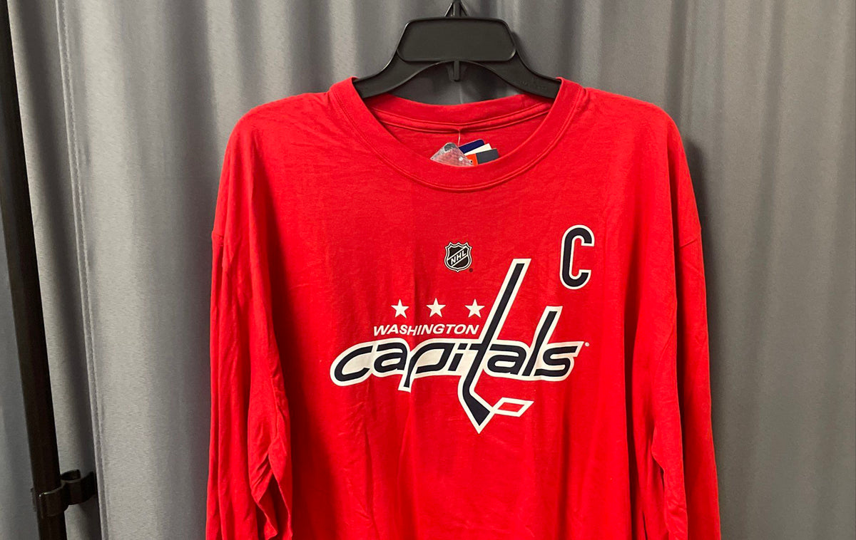 Fanatics Men's Washington Capitals Alex Ovechkin Long Sleeve Tee Red NWT 2XL