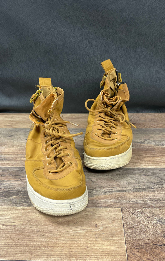 Nike SF Air Force 1 Mid Desert Ochre Mid Top Sneakers Size 9.5