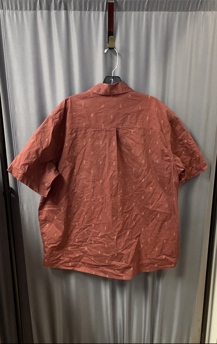 5.11 Tactical Men's Burgundy Pineapple Grenade Print Short Sleeve Shirt Sz L