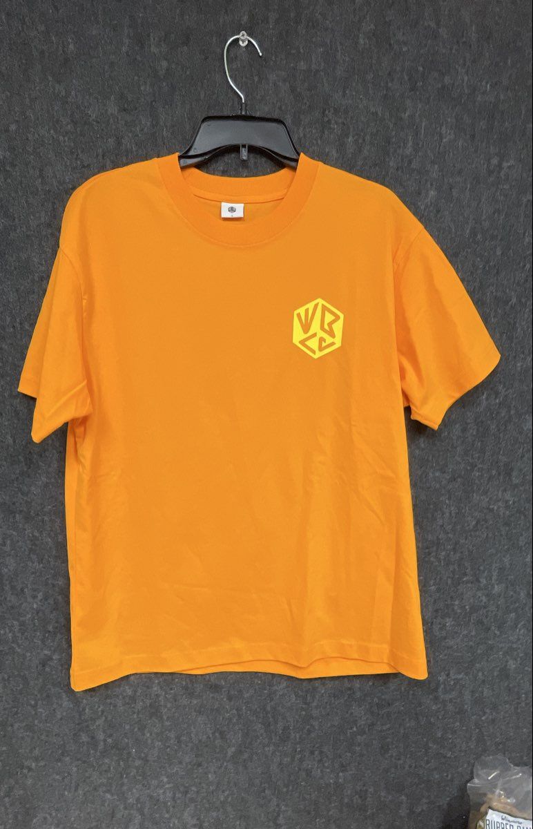 World Chess Club Berlin Men's Orange Graphic T-Shirt WCCB Size S