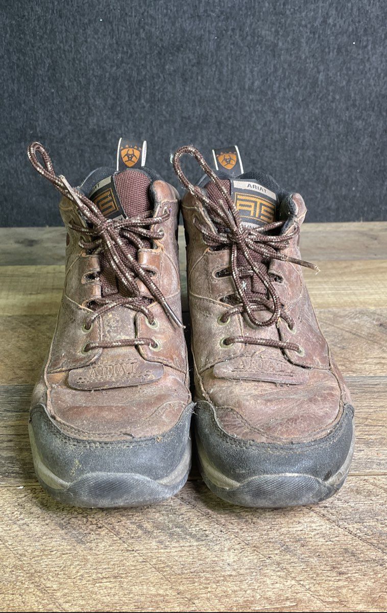 Ariat Women's Terrain Brown Leather Hiking Trail Boots Size 8B