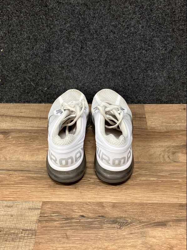 Nike Air Max+ 2012 White Pure Platinum Running Shoes Women's Size 6.5