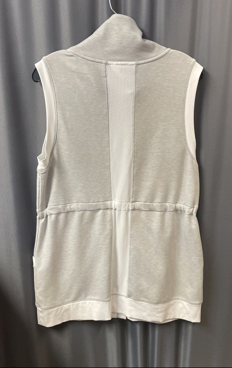 CALIA by Carrie Underwood Women's Gray Long Workout Vest Limited Edition Sz L