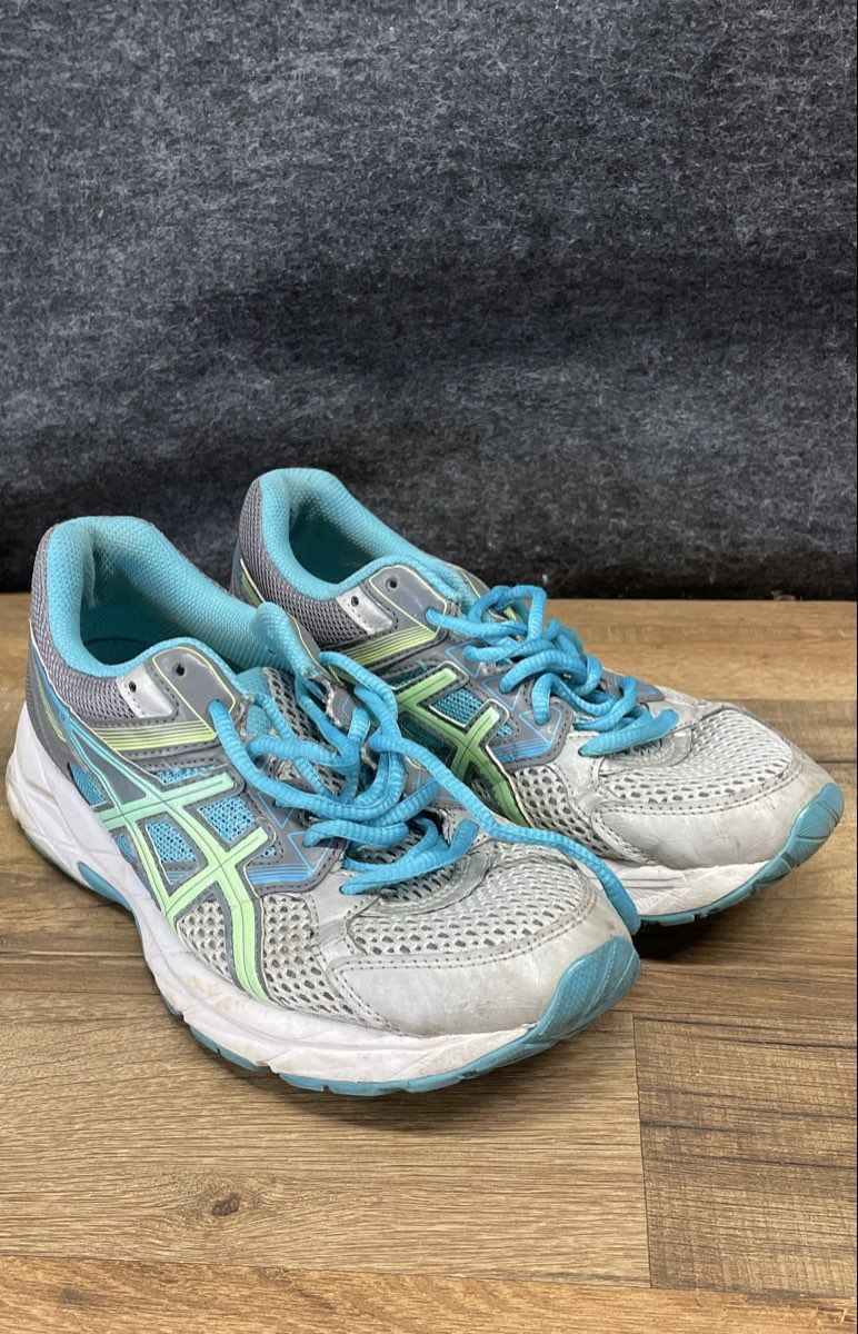 Asics Gel-Contend 3 T5F9N Silver Teal Running Sneakers Women's Size 7