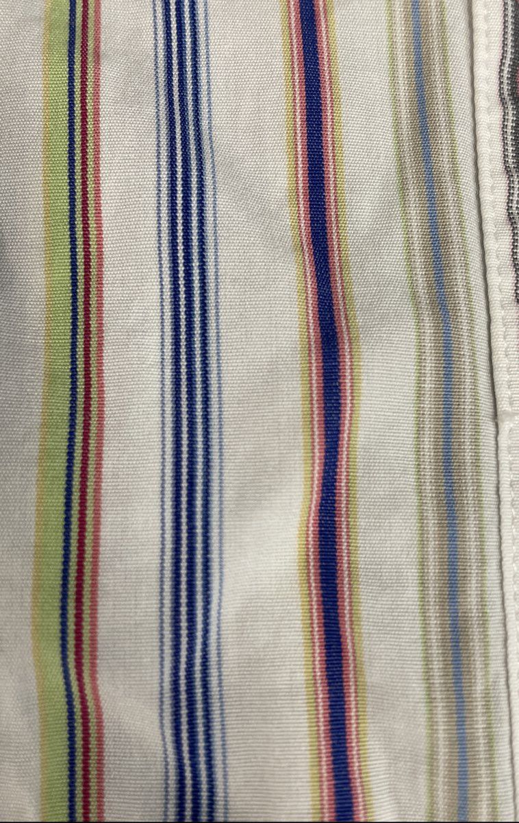 Alexander Julian Men's Private Reserve Estate Designed Stripe Cotton Shirt XL