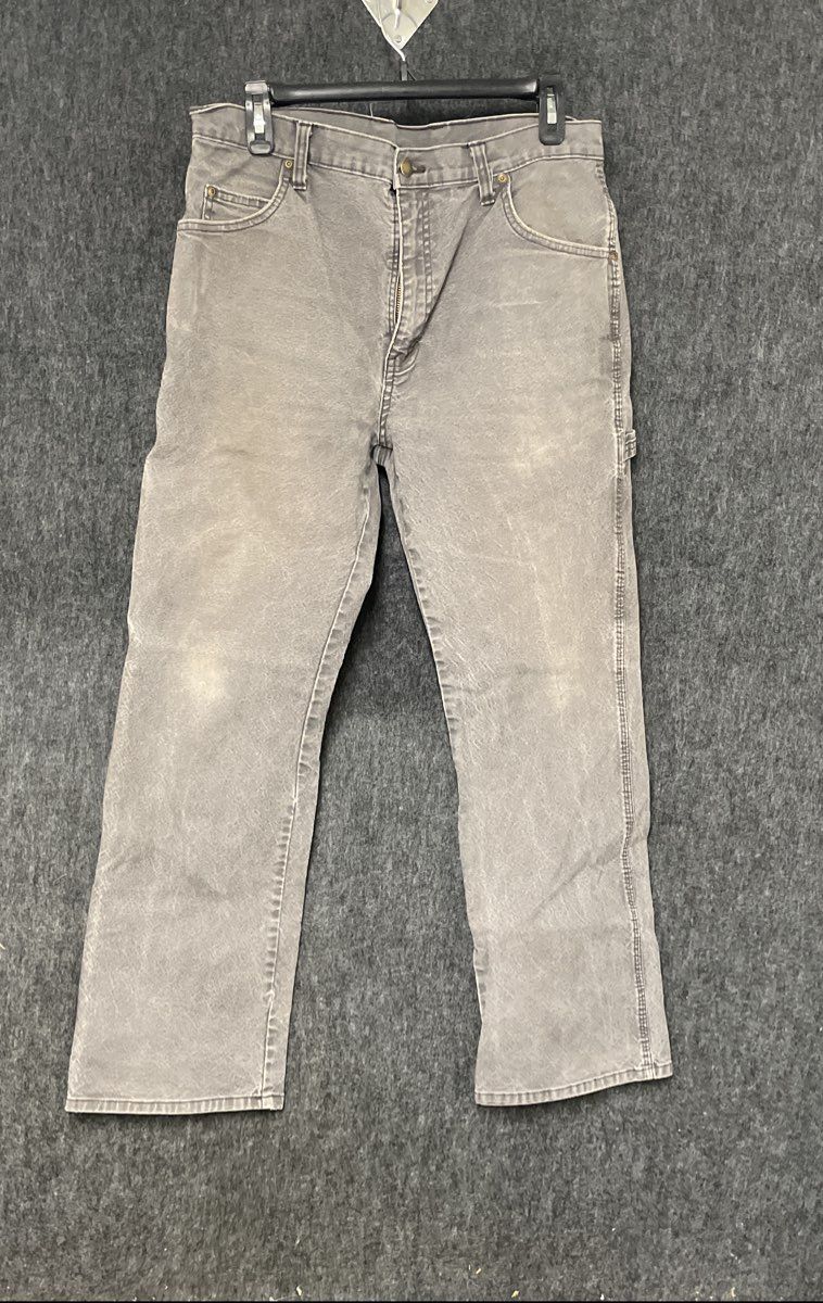 Genuine Dickies Men's Gray Relaxed Fit Carpenter Flex Jeans Sz 34x30