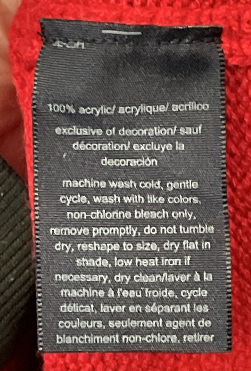 Tommy Hilfiger Women's Turtleneck Sweater Red Argyle Fair Isle Knit Sz M