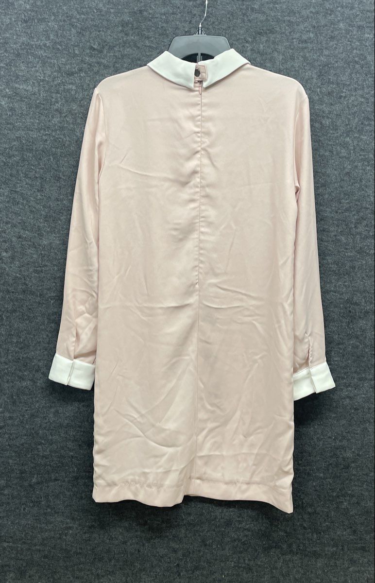 Victoria Beckham for Target Women's Blush Pink Bunny Collar Shift Dress Sz M