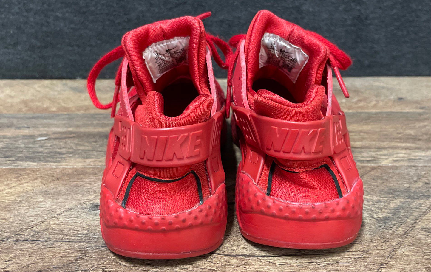Nike Air Huarache Run University Red Little Kids Sneakers Size 12C