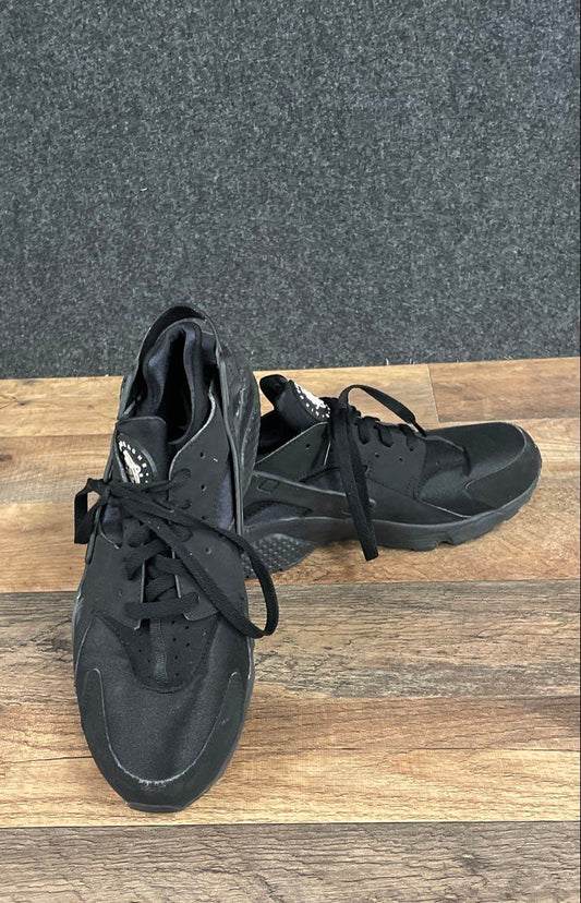 Nike Air Huarache Triple Black Men's Running Shoes Size 10