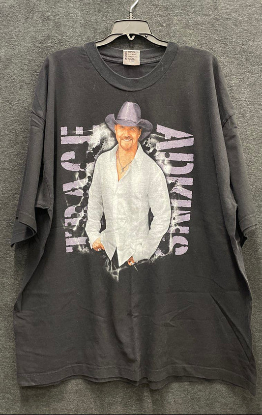 Trace Adkins Tour 2010 Concert Graphic T-Shirt Bay Side Made in USA Sz 3XL