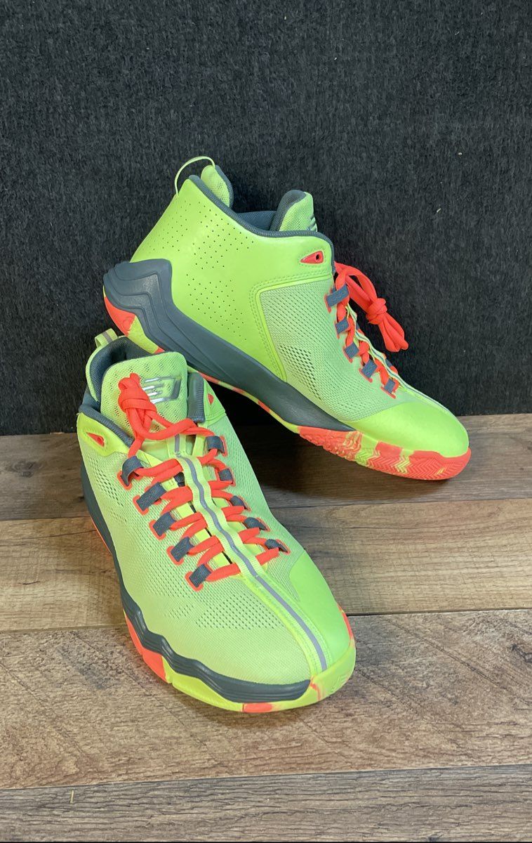 Nike Air Jordan CP3.IX Yellow Ghost Green Hyper Orange Basketball Size 7Y