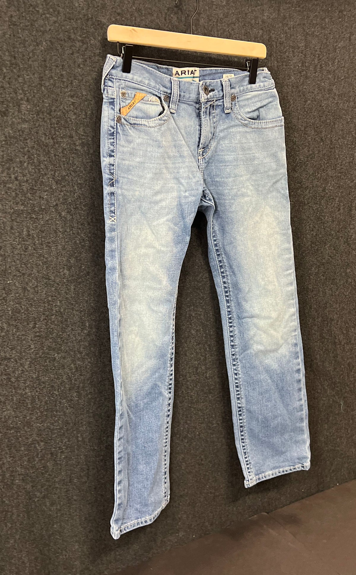 Ariat Men's M7 Slim Fit Straight Leg Light Wash Denim Jeans Size 29x30