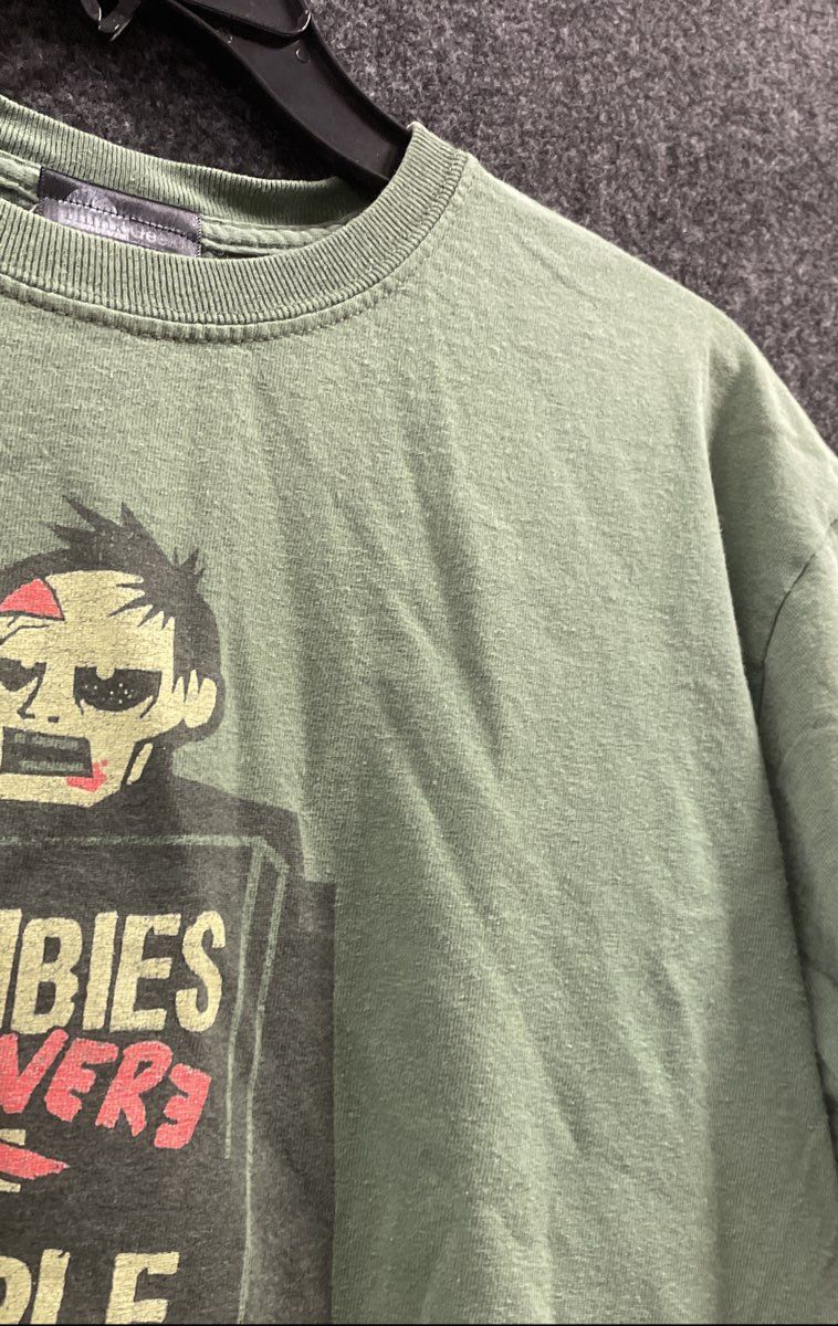 Think Geek Men's Green Zombies Were Are People Too Graphic T-Shirt Size M
