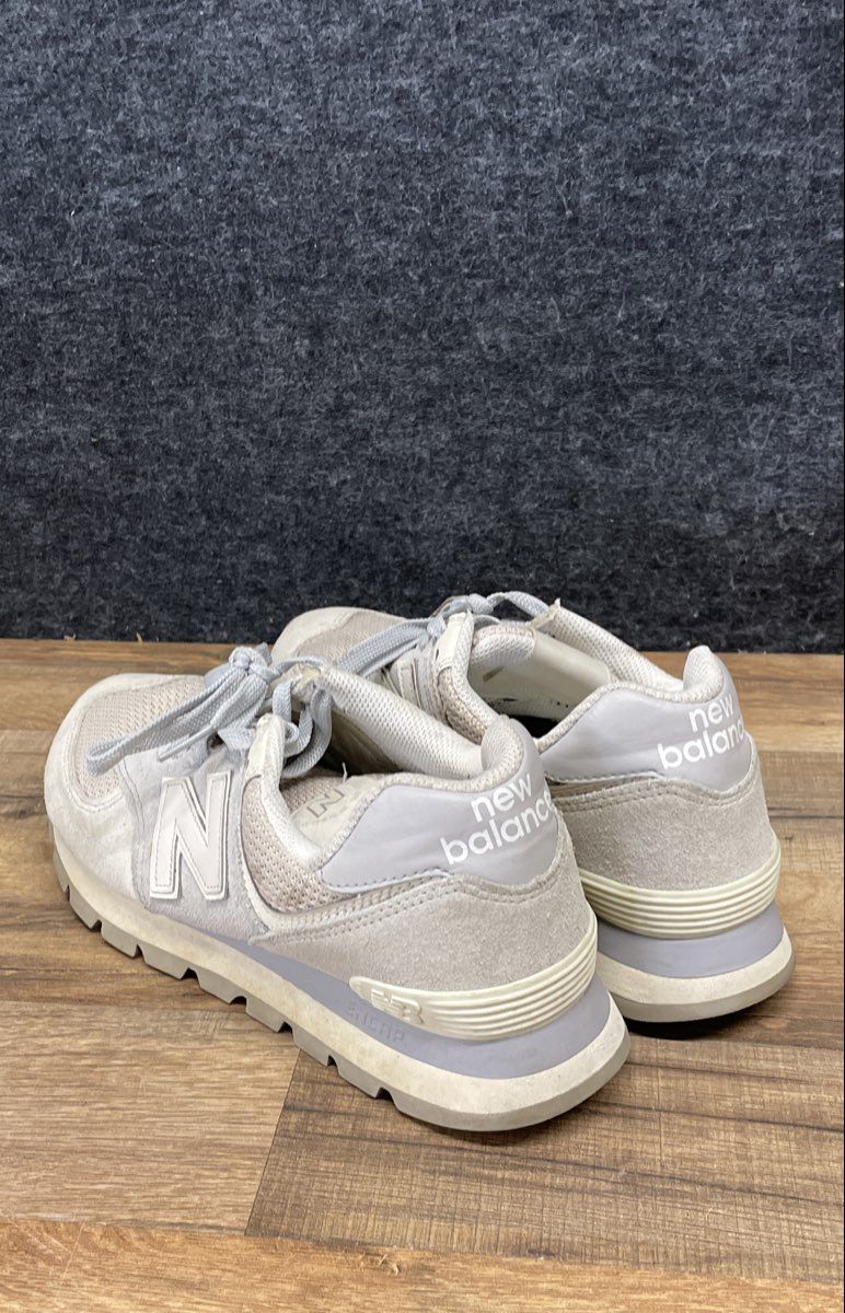New Balance 574 Grey White Men's Lifestyle Sneakers ML574DCT Size 8.5