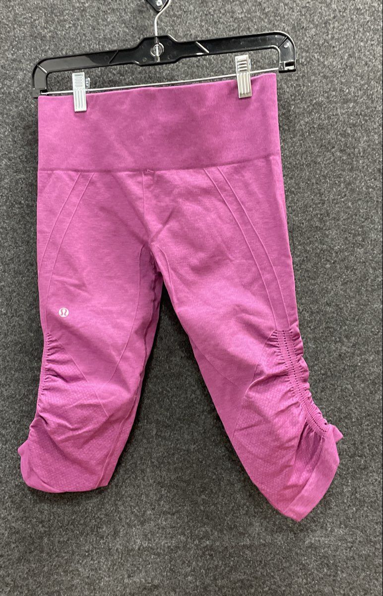Lululemon Women's In The Flow Crop Legging Magenta Size M