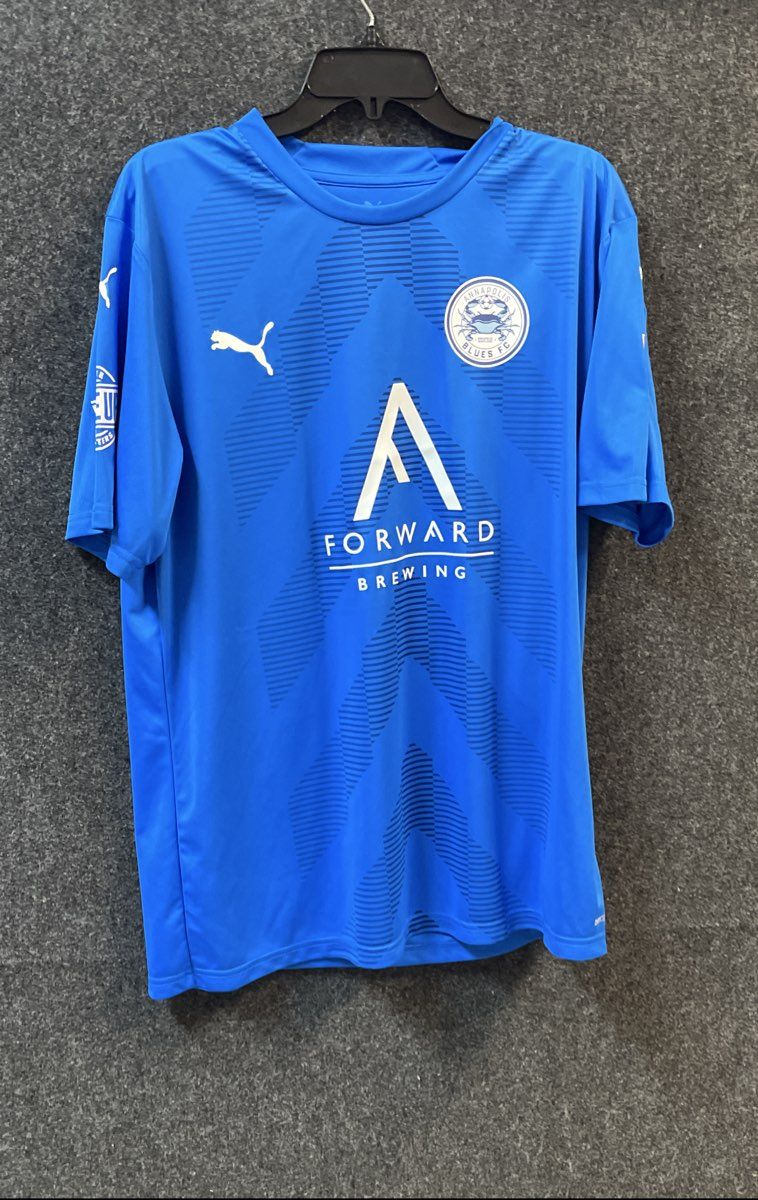 Puma Men's Annapolis Blues FC Blue Soccer Jersey DryCell NWT Sz XL