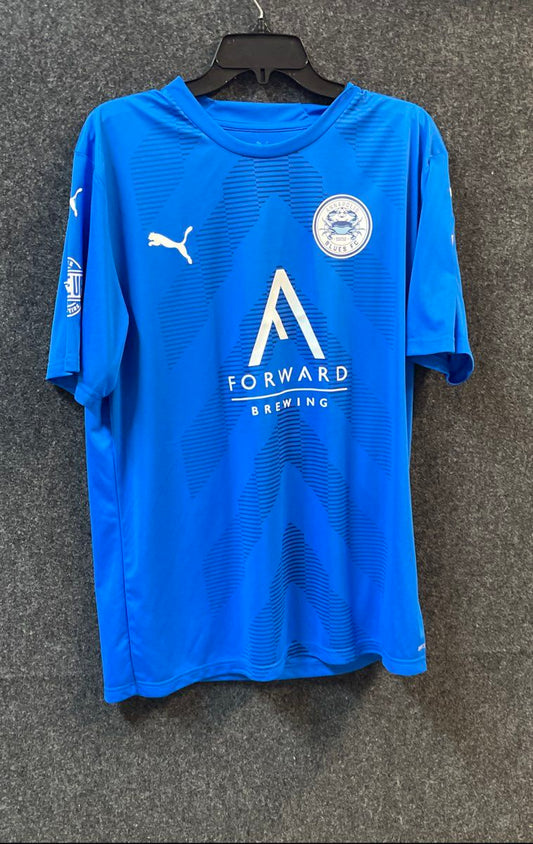 Puma Men's Annapolis Blues FC Blue Soccer Jersey DryCell NWT Sz XL