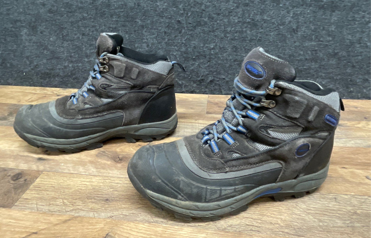 Khombu Fleet Men's Grey Brown Hiking Winter Boots Size 9