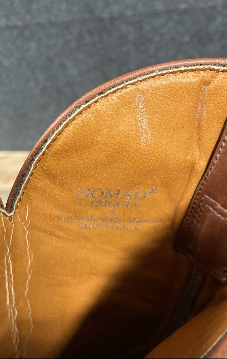 Nomad Trigger Brown Western Cowboy Boots Women's Size 8