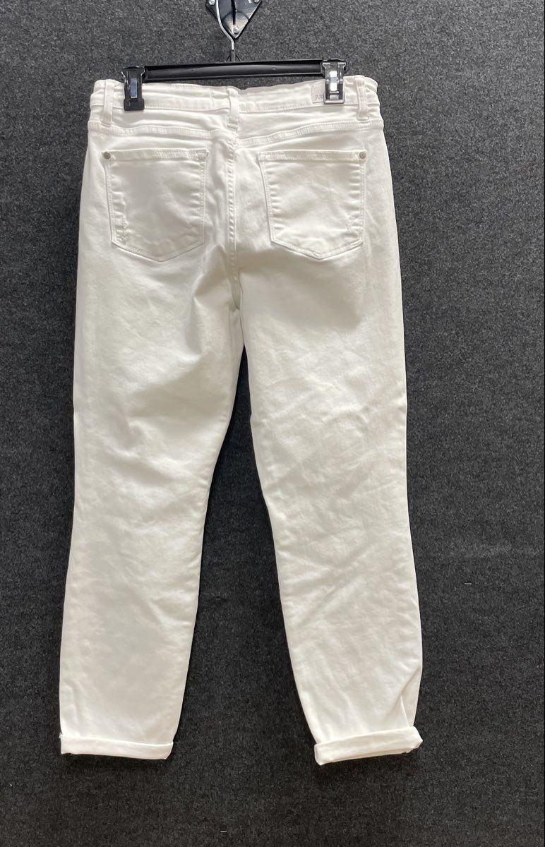 Judy Blue Women's White Distressed Ripped Skinny Stretch Jeans Size 9/29