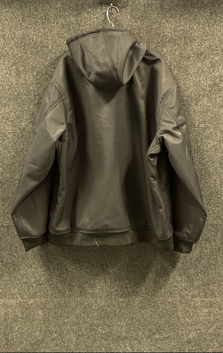 Alaskan Hardgear Men's Black Sherpa Lined Hooded Jacket Duluth Trading Co Sz 3XL