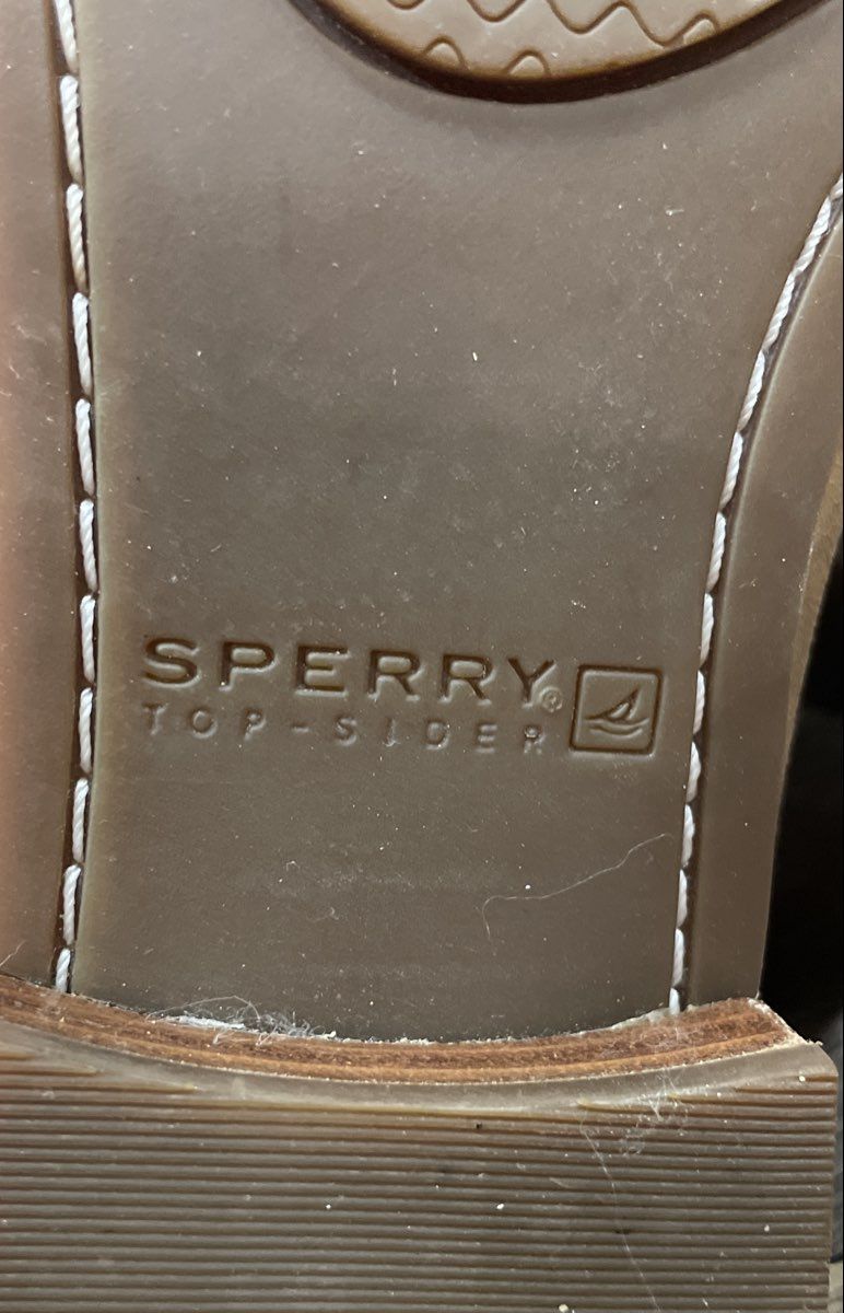Sperry Top-Sider Tan Leather Tall Riding Knee High Boots Women's Size 8M