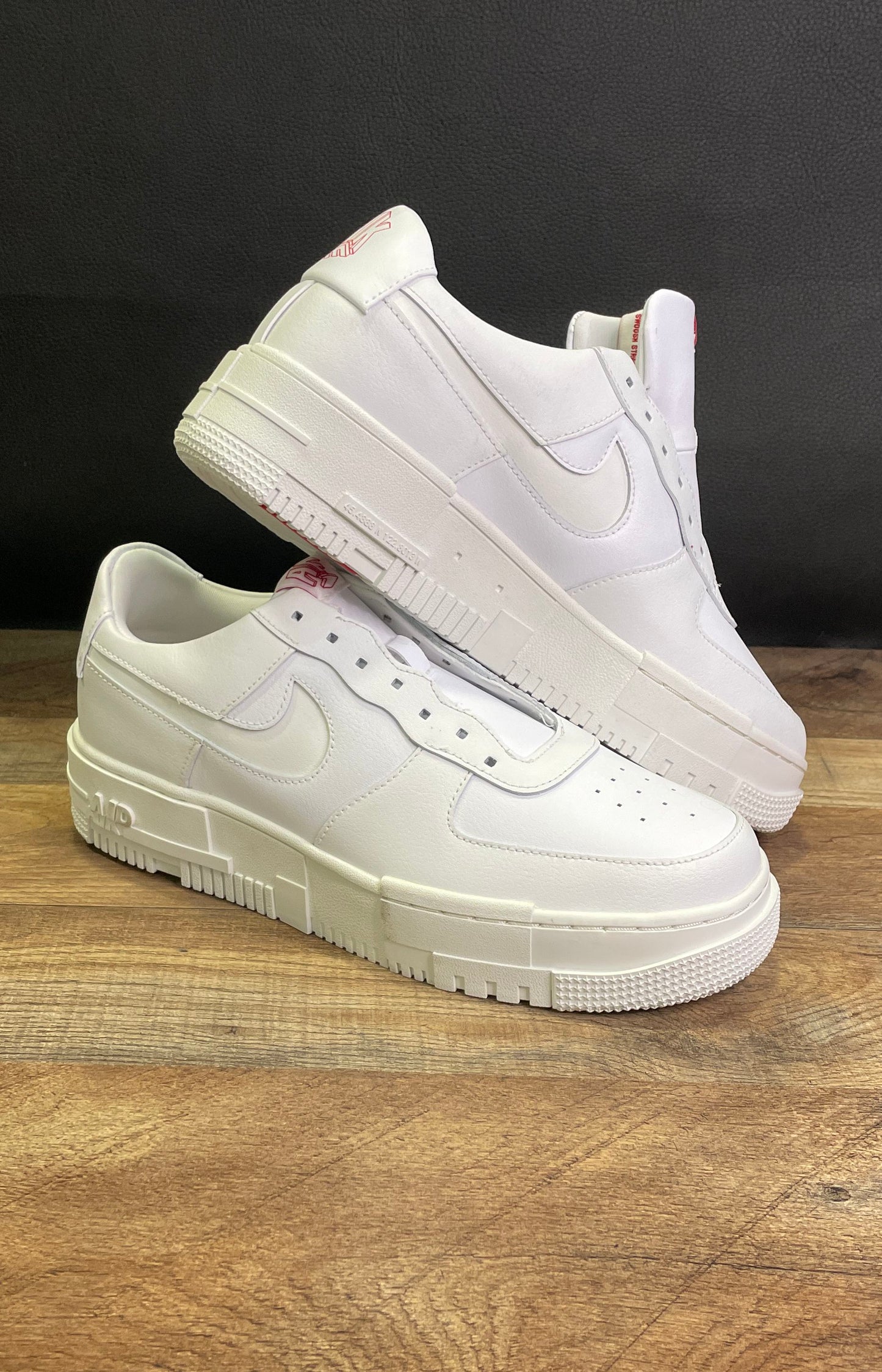 Nike Air Force 1 Pixel Triple White Women's Sneakers CK6649-105 Size 11.5