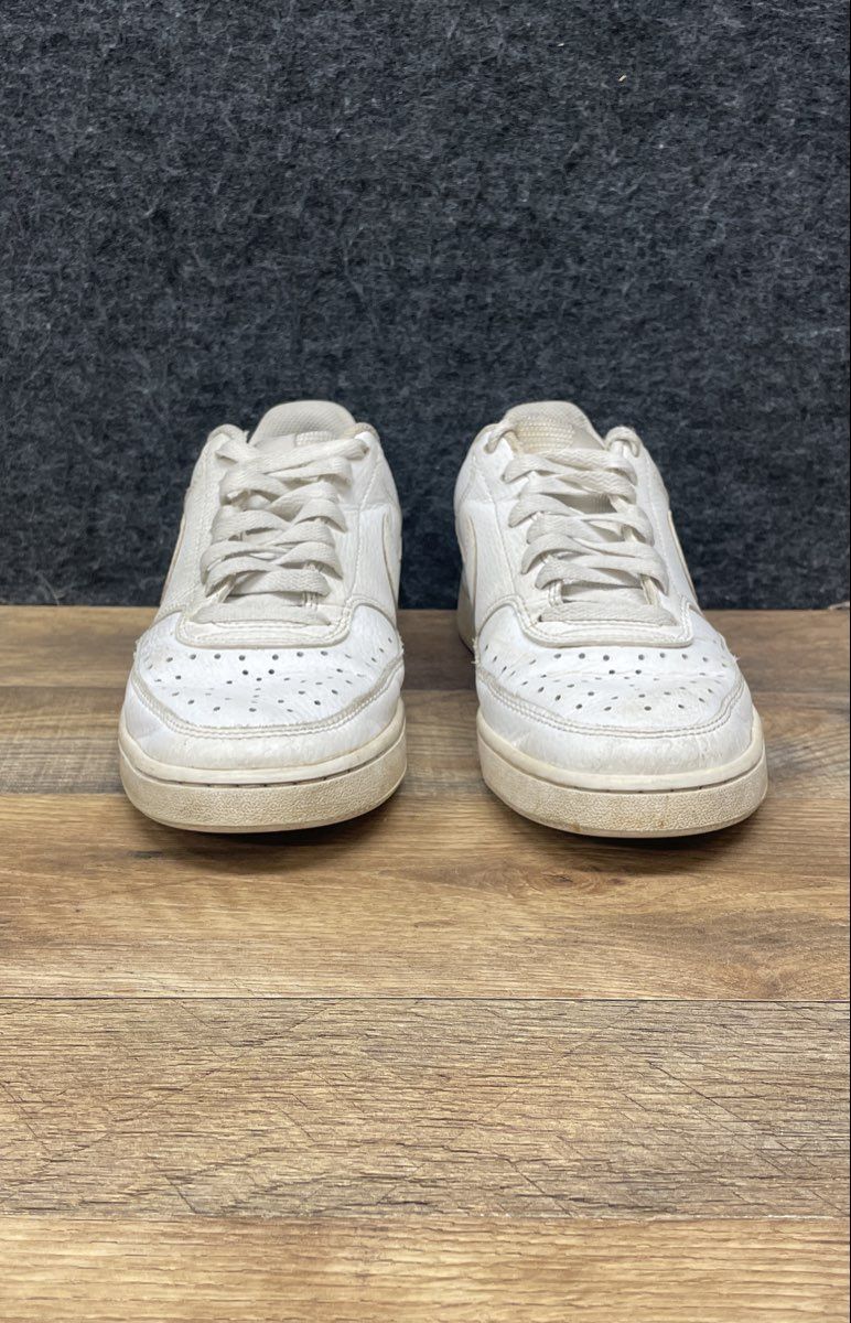 Nike Court Vision Low Triple White All White Women's Sneakers Size 8.5